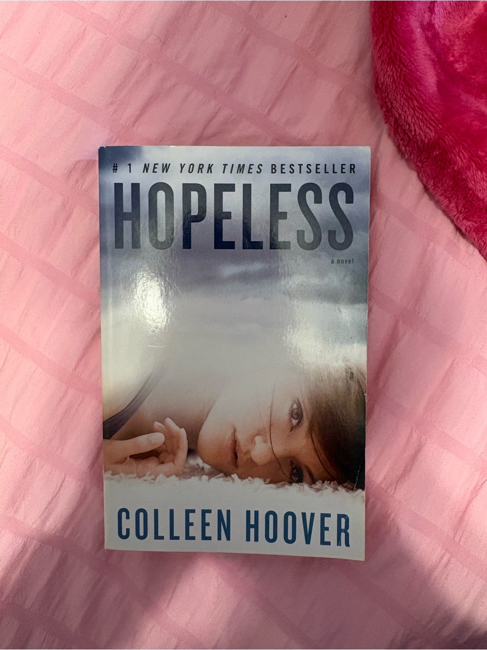 Hopeless by Colleen Hoover — Soft Blue & White Paperback